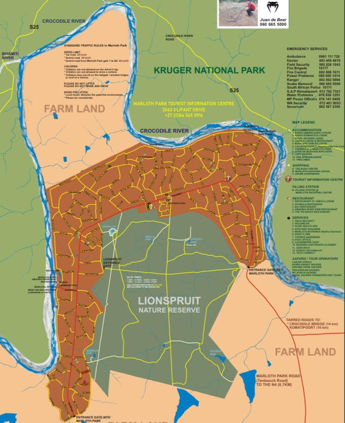 Marloth Park Kaart